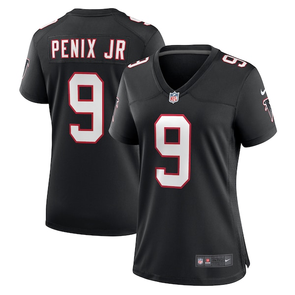 Michael Penix Jr. Atlanta Falcons Nike Women's Throwback Game Jersey -  Black/Red