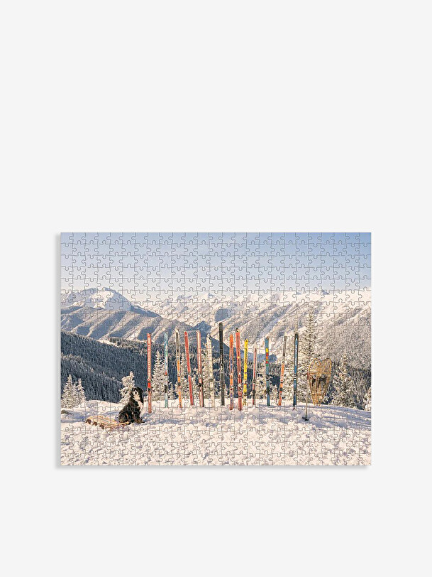 Puzzle biface winter ski ii - new mags multicolore