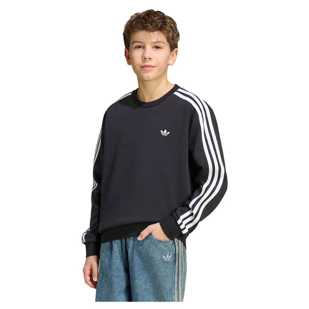 adidas Originals 3 Stripes Loose Crew sweatshirt