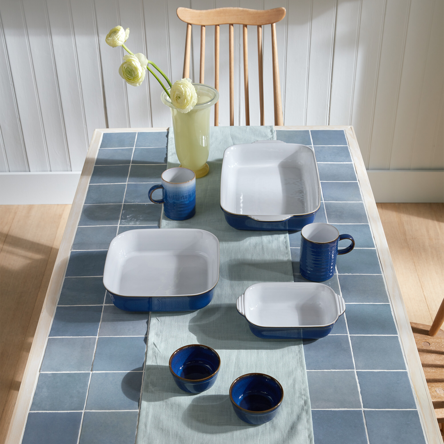 Imperial Blue Large Rectangular Oven Dish