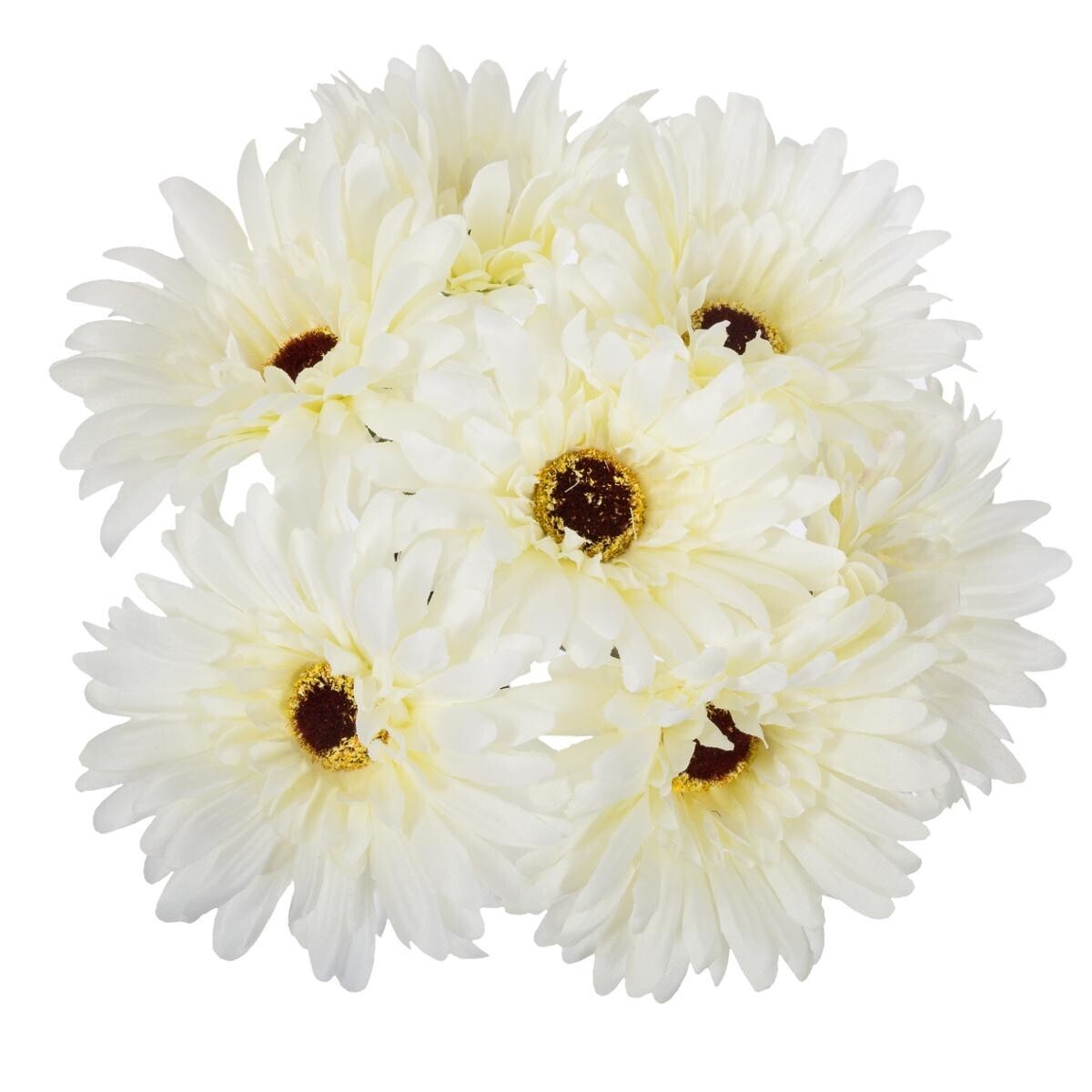 Bouquet 7 artificial gerberas H.26 cm