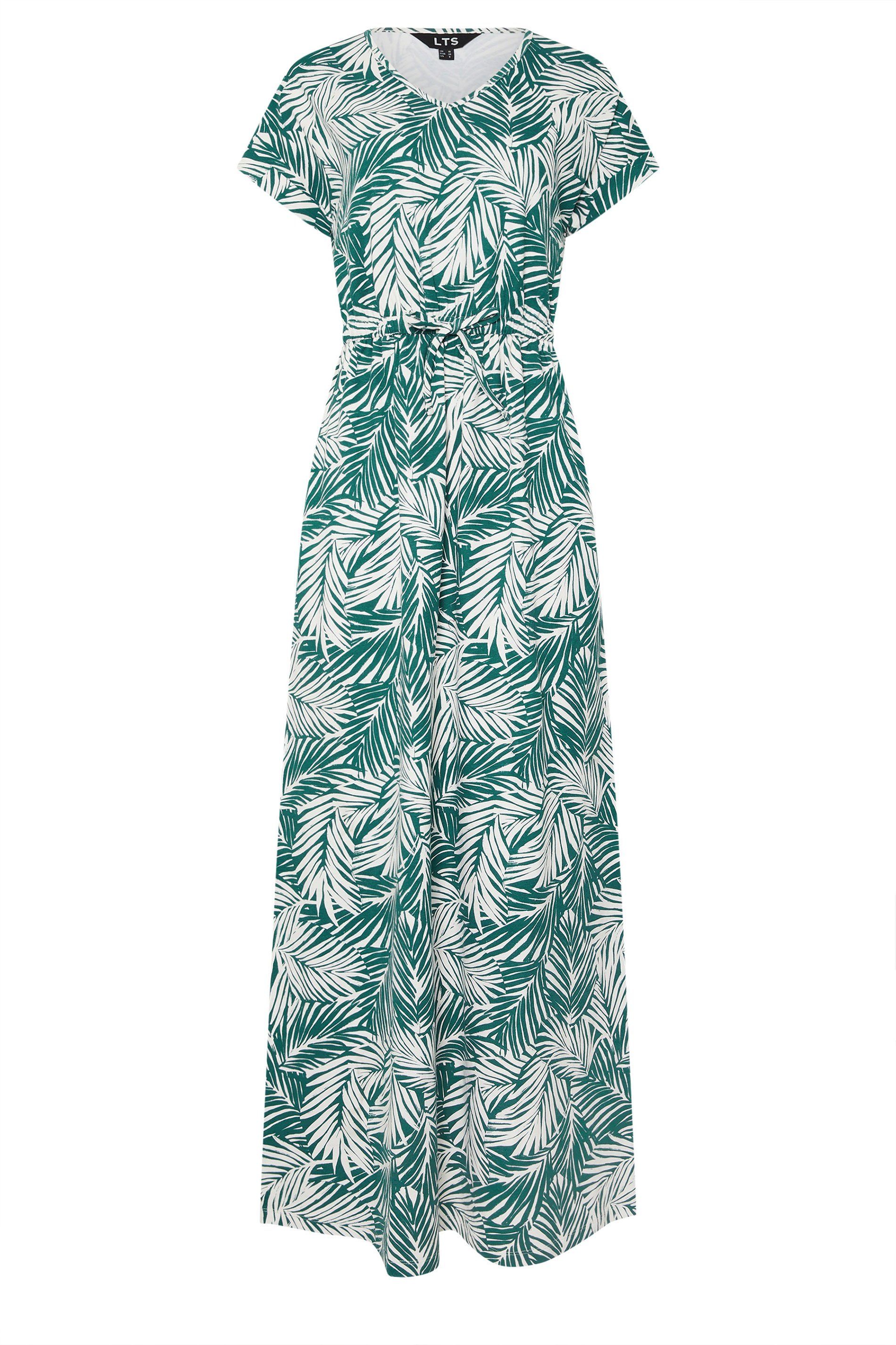 Long Tall Sally Tall Tropical Palm Maxi Dress