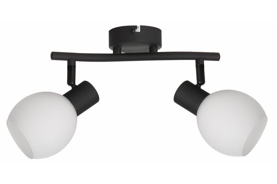 Reflektor sufitowy czarny Cortez 2xE14x40W wym:17x25x10cm Reality