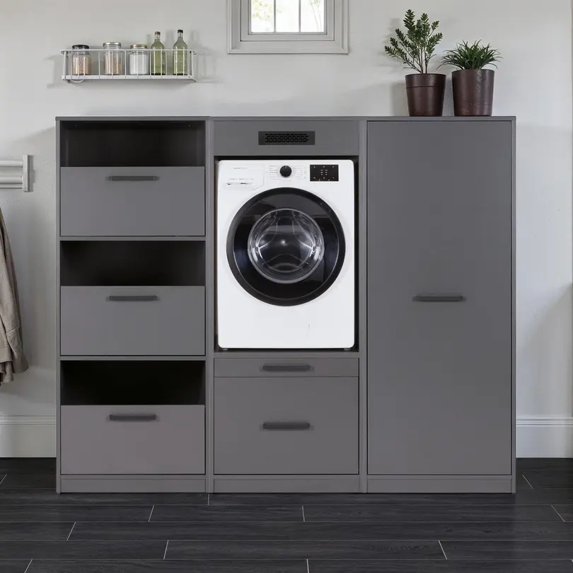 Waschmaschinenschrank 3-teilig Flow