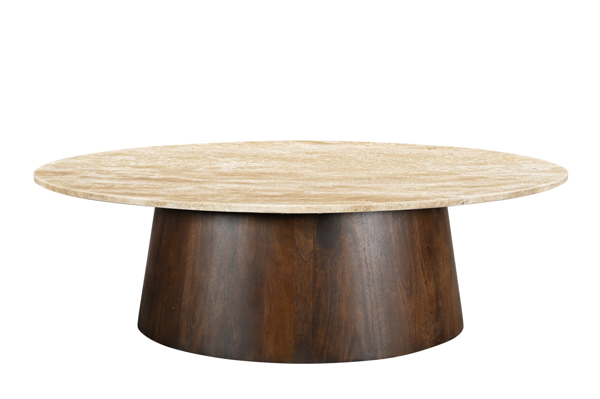 Livingfurn salontafel Valentino Oval - 120cm - mangohout