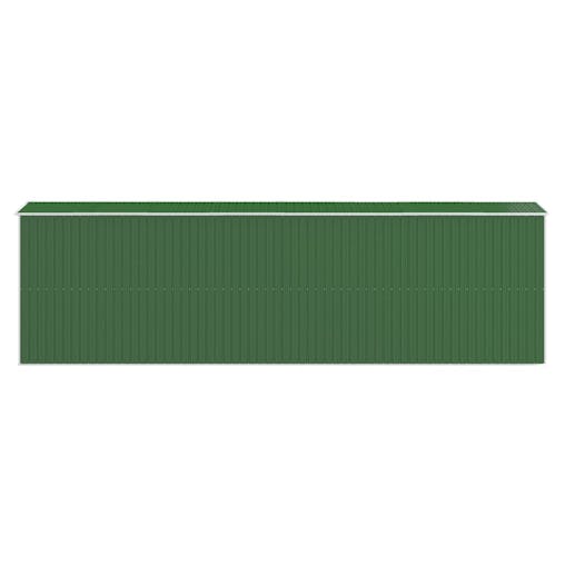 NNEVL Garden Shed Green 192x606x223 cm Galvanised Steel