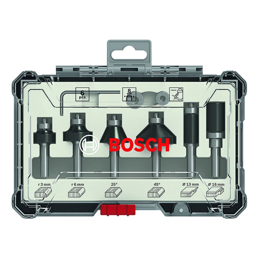 FRESETÅLSETT BOSCH PROFESSIONAL HM MIXED 6 DELER