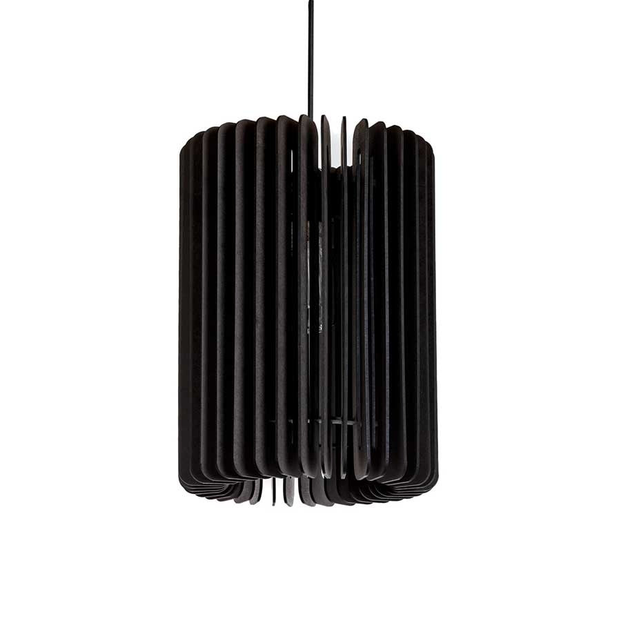 Blij Design hanglamp Edge - 1 lichts - 26 x 135  cm - zwart