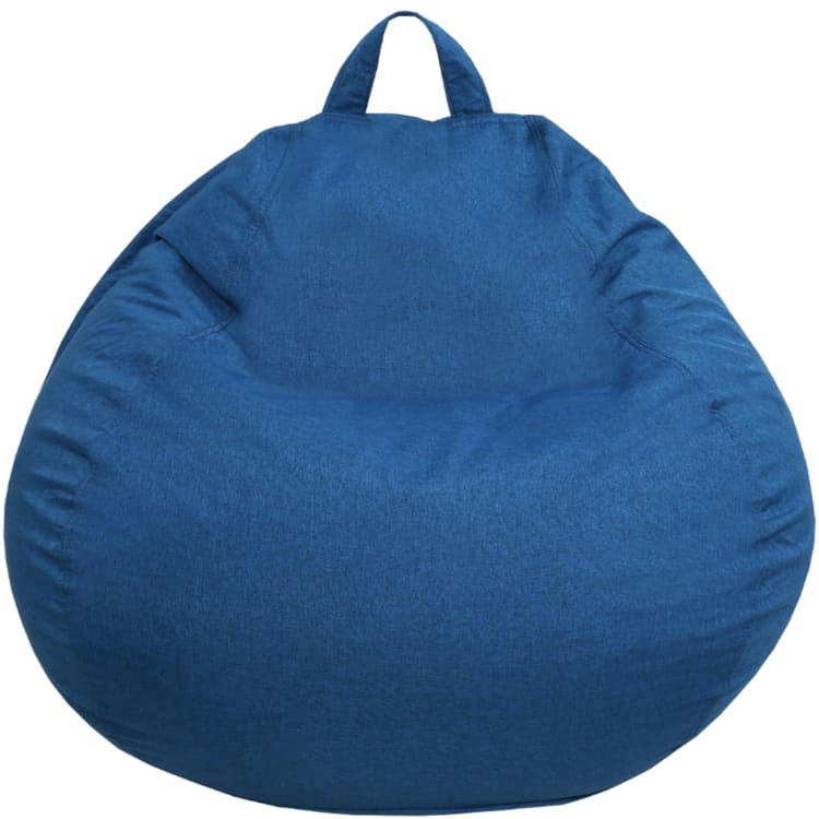 - Pouf Poire Bleu 120 x 100 cm