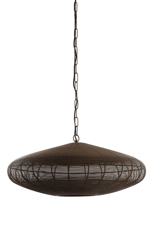 Light & Living hanglamp BAHOTO - bruin - Ø51x20cm