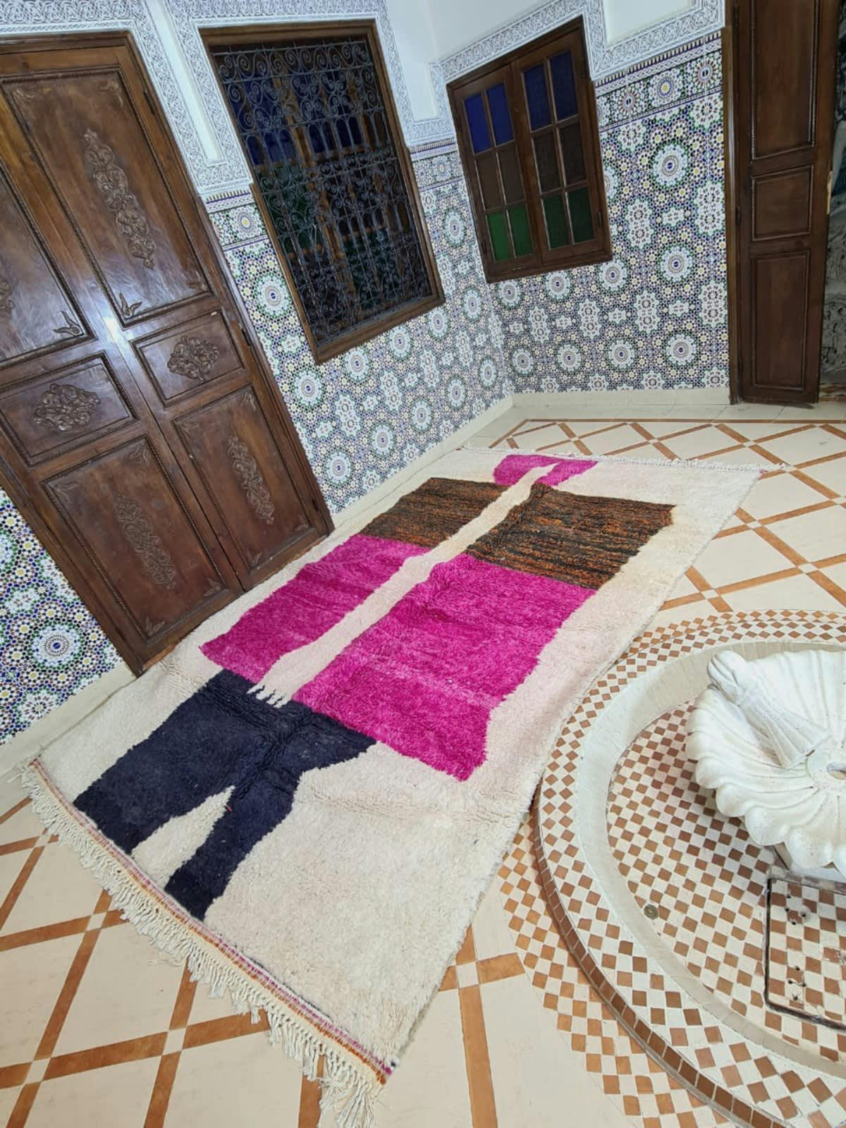 BERBERE - Tapis berbère original marocain 208x317