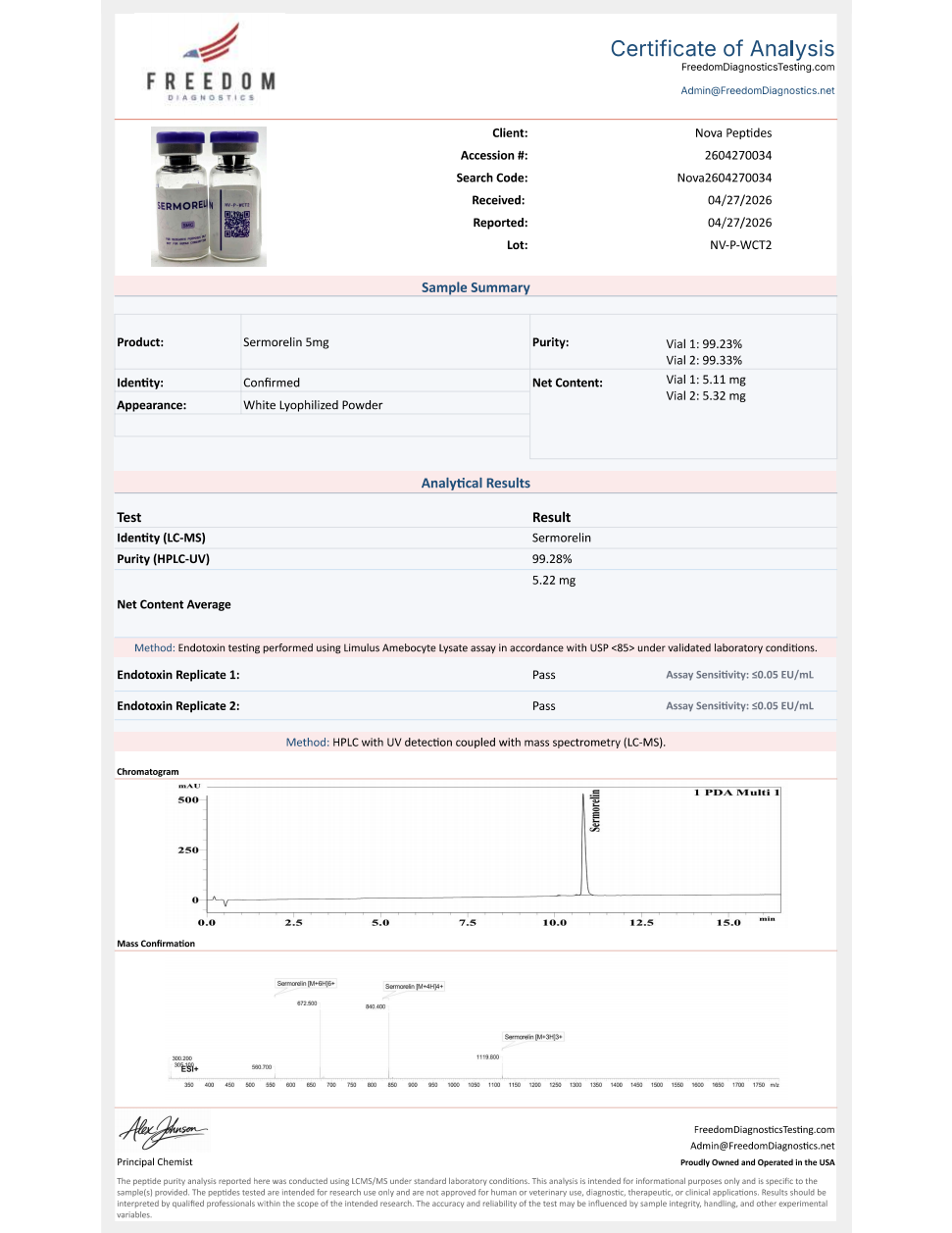 SMO2 | Sermorelin Acetate 2mg × 10 Vials