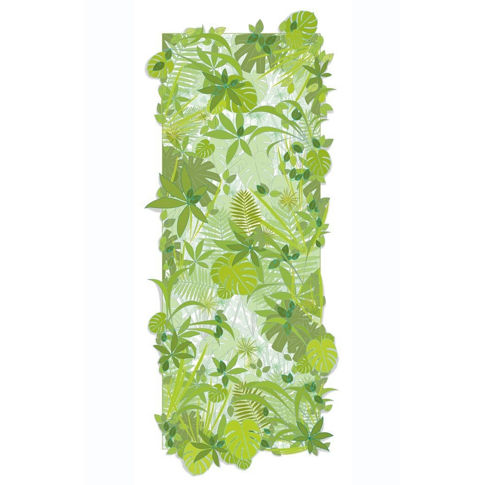 - Papier peint végétal monkey 190x80cm papier multicolore