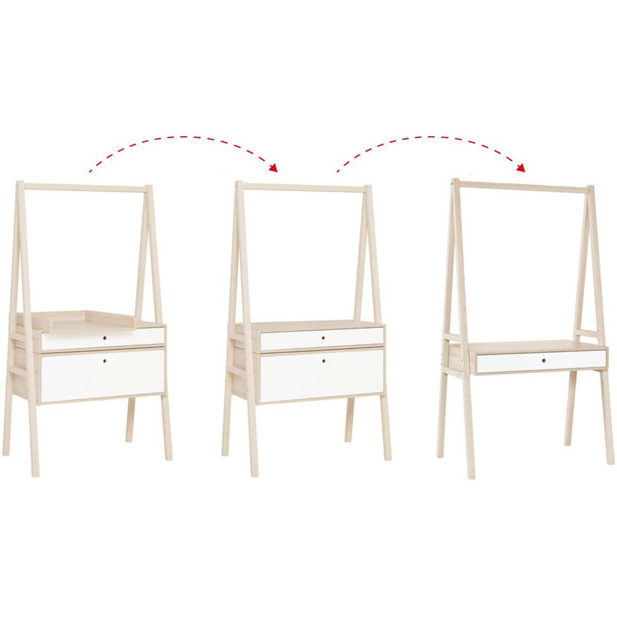 SPOT - Commode à langer évolutive blanc