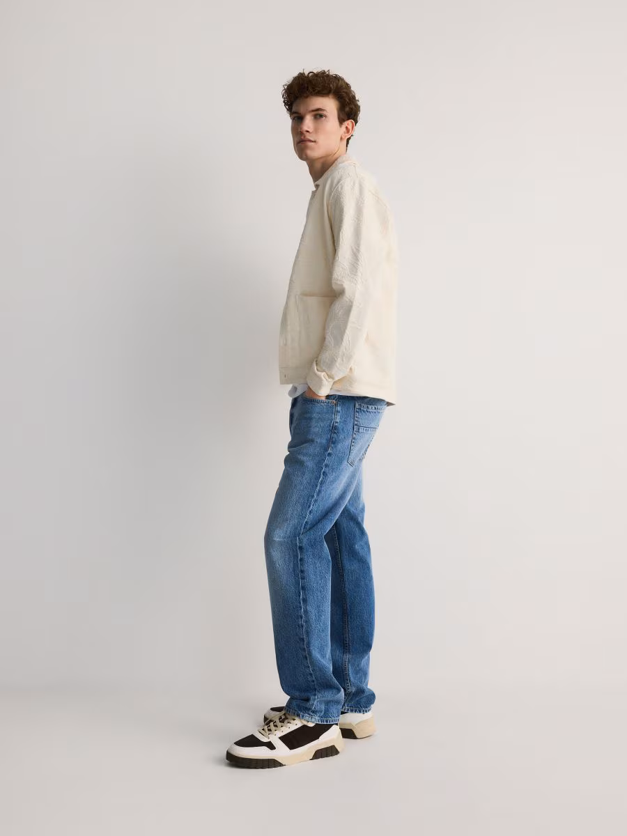 Regular Jeans With Wash Effect