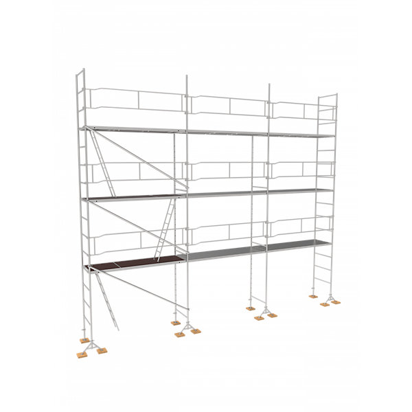 Lot échafaudage de maçon M49 Medium Plus 80 m²Tubesca Comabi
