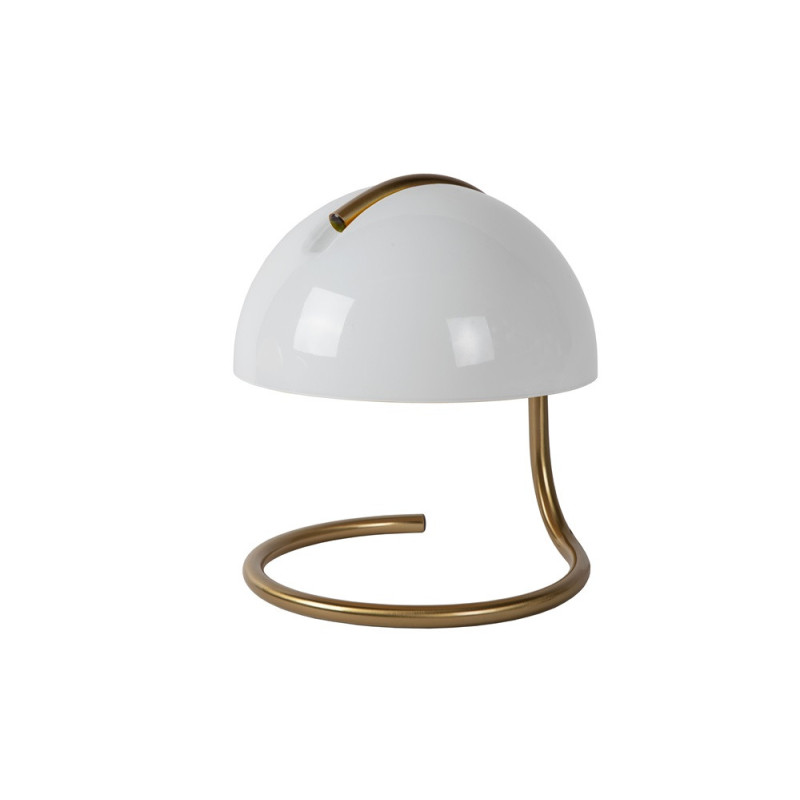 Lampe de table Cato blanche E27 40 W LUCIDE