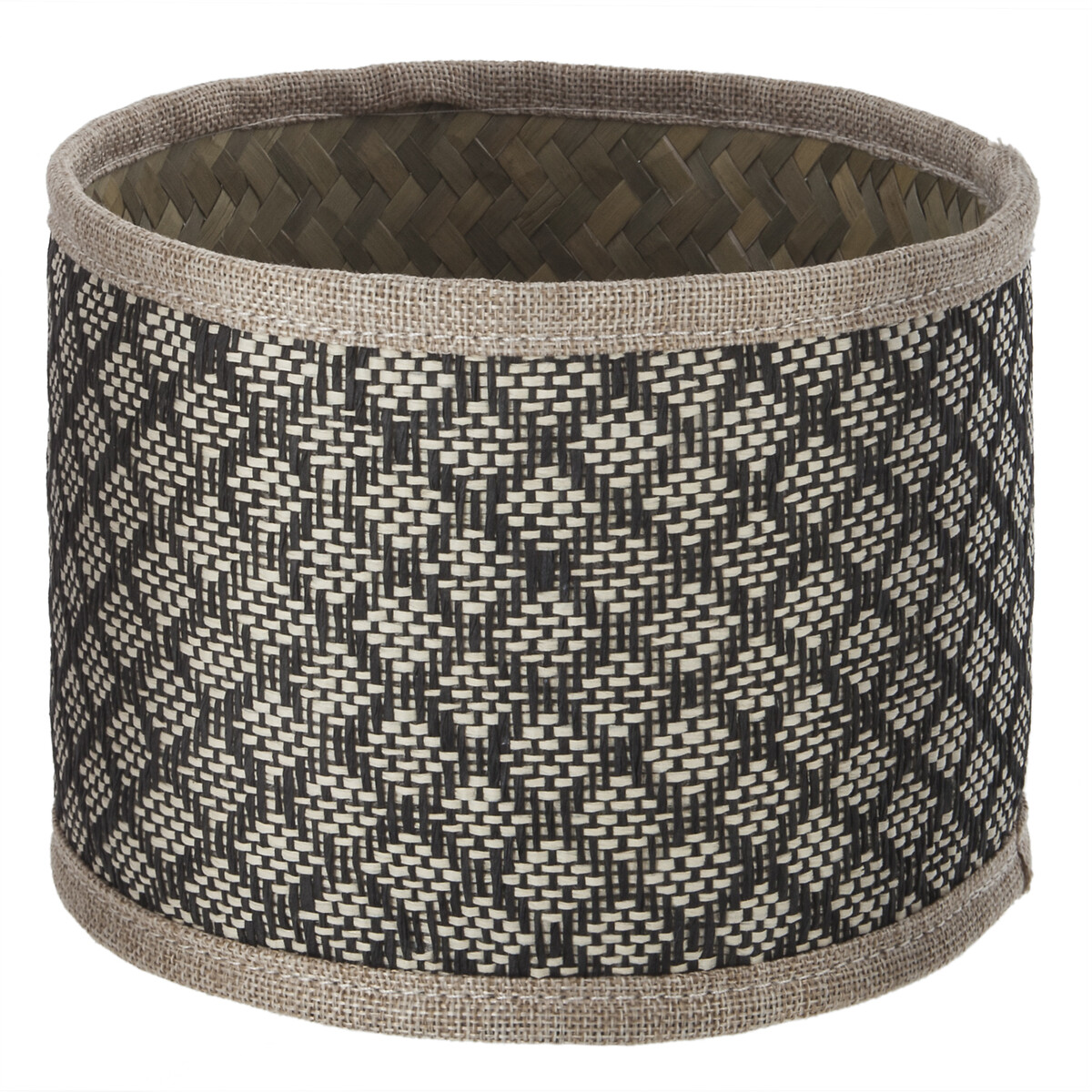 Cesto redondo decorado NOMADE 19cm