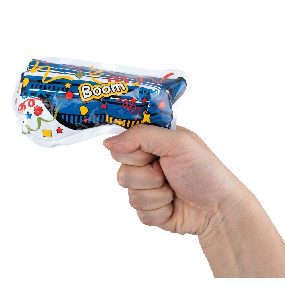 Lot de 3 mini pistolets à confettis - 3 modèles