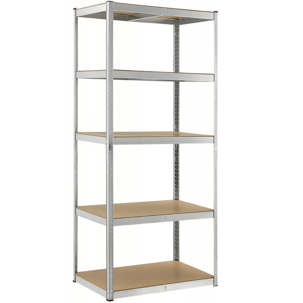 Regał magazynowy metalowy 5 półek wciskany 750kg 222x90x40cm
