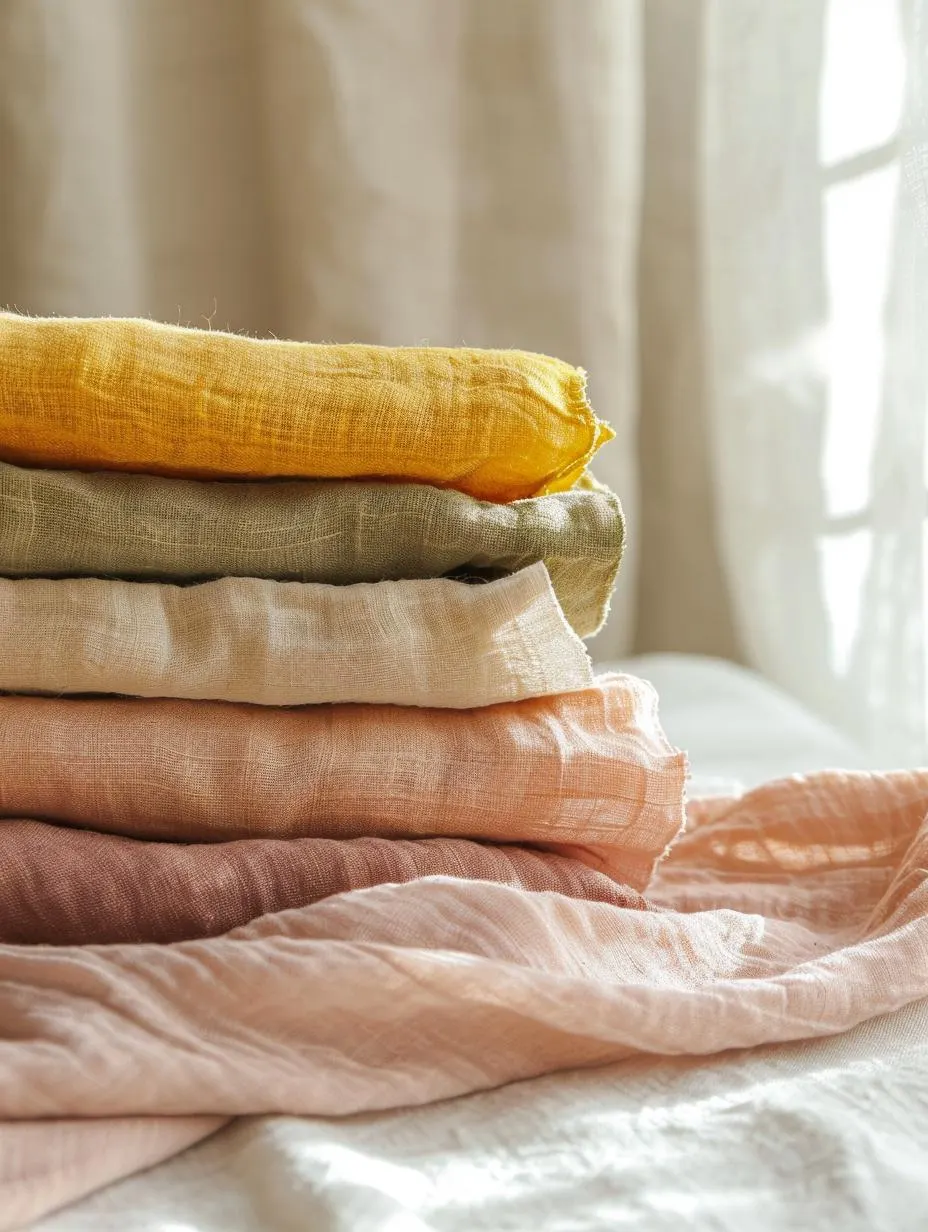 Soft Pre-Washed Linen Fabric – 185 gsm Organic European Flax