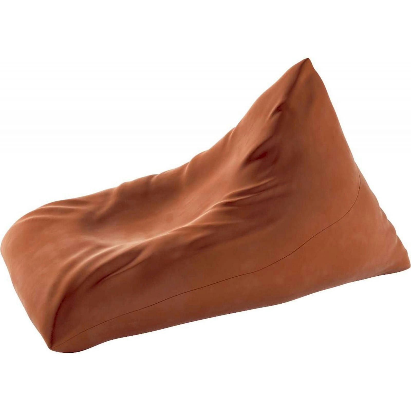 POSH VELVET - Pouf Polyester Marron