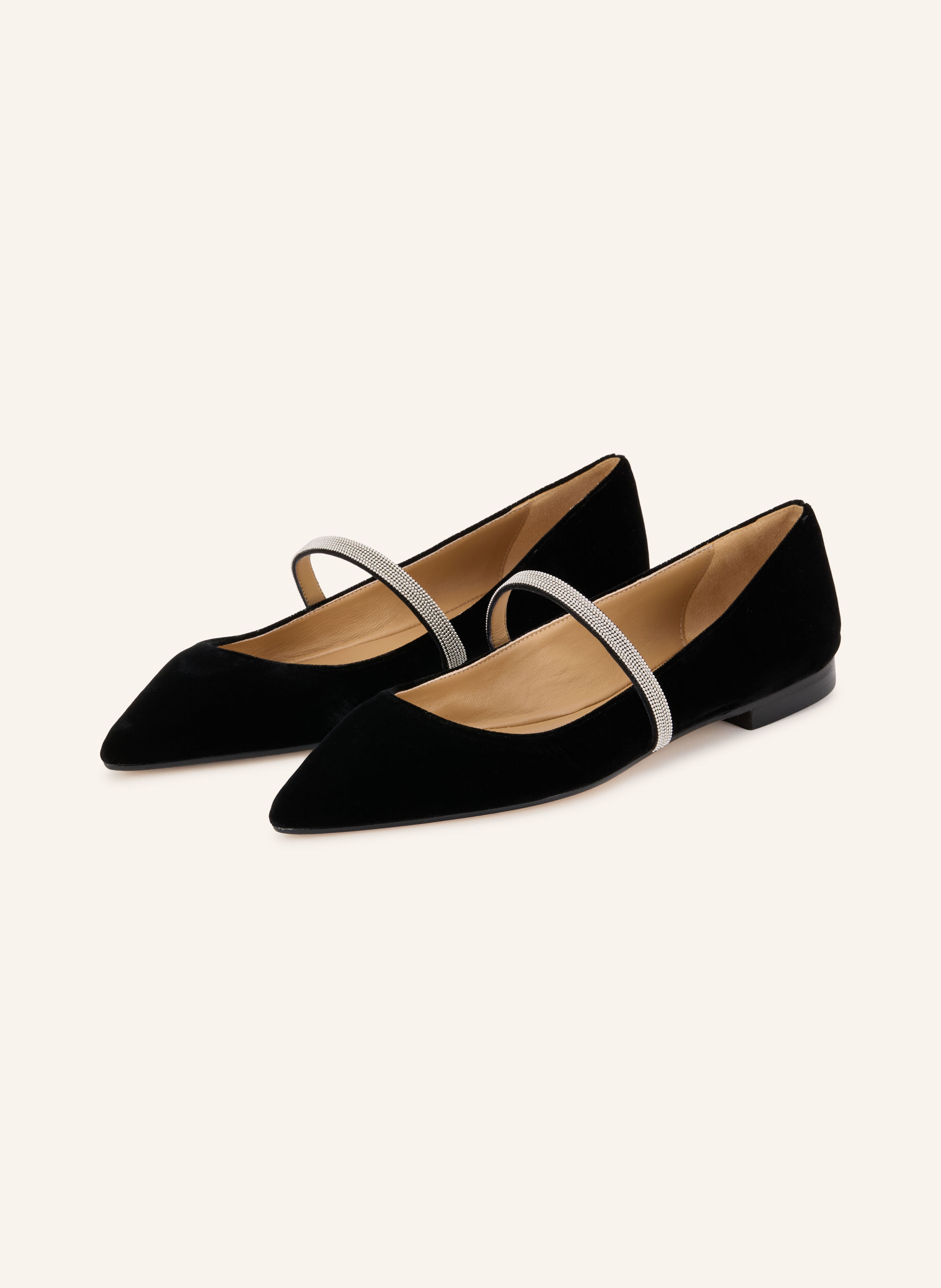 PROSPERINE Mary-Jane-Ballerinas mit Schmucksteinen
