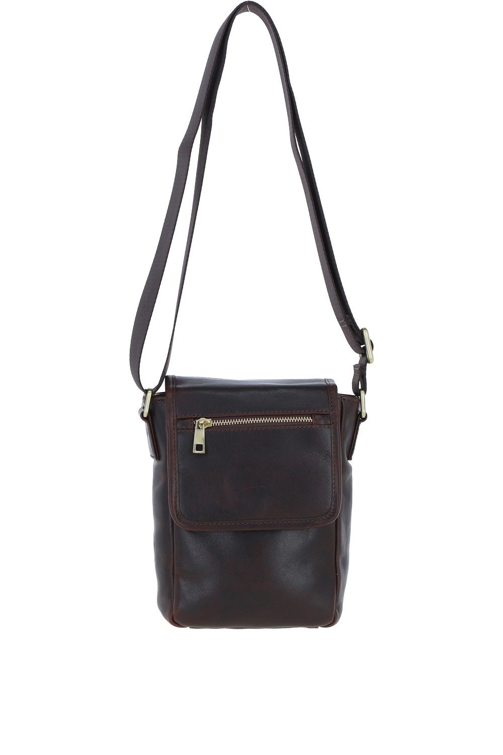 Ashwood Leather Real Leather Crossbody Flap Bag