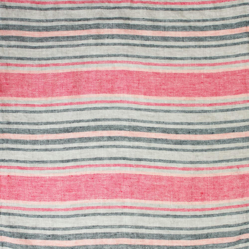 SOMBRILLA CORAIL - Serviette  pur lin gris 48X48