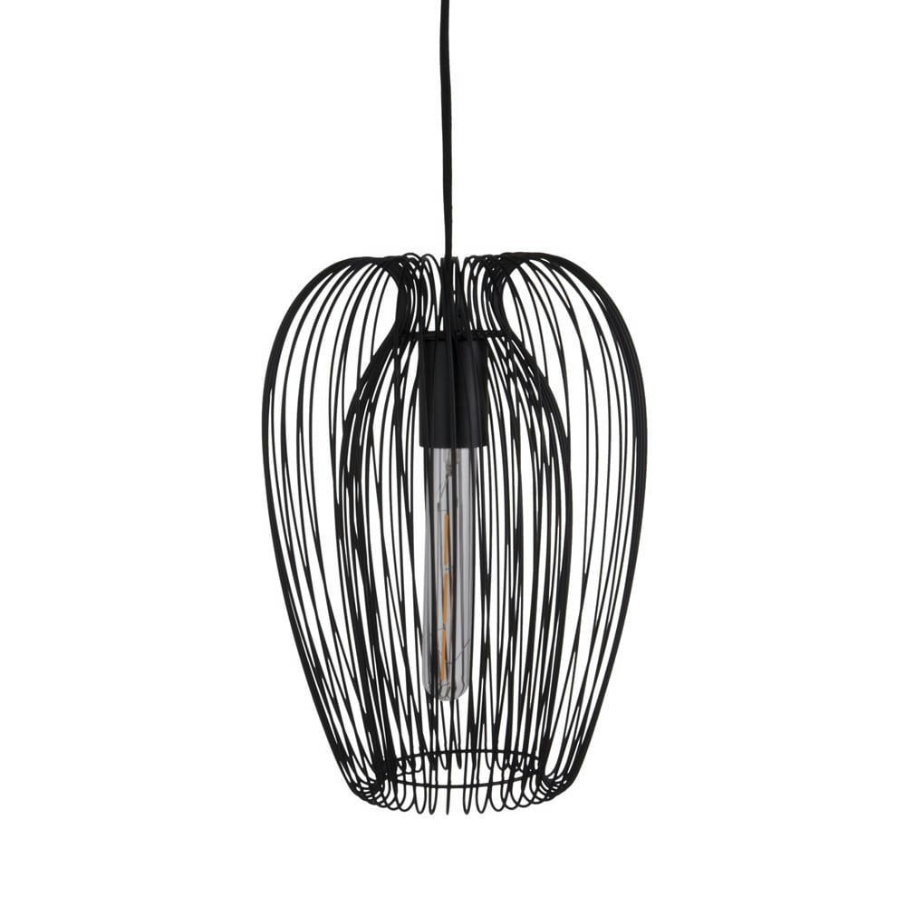 LUCID - Suspension en métal noir H33cm