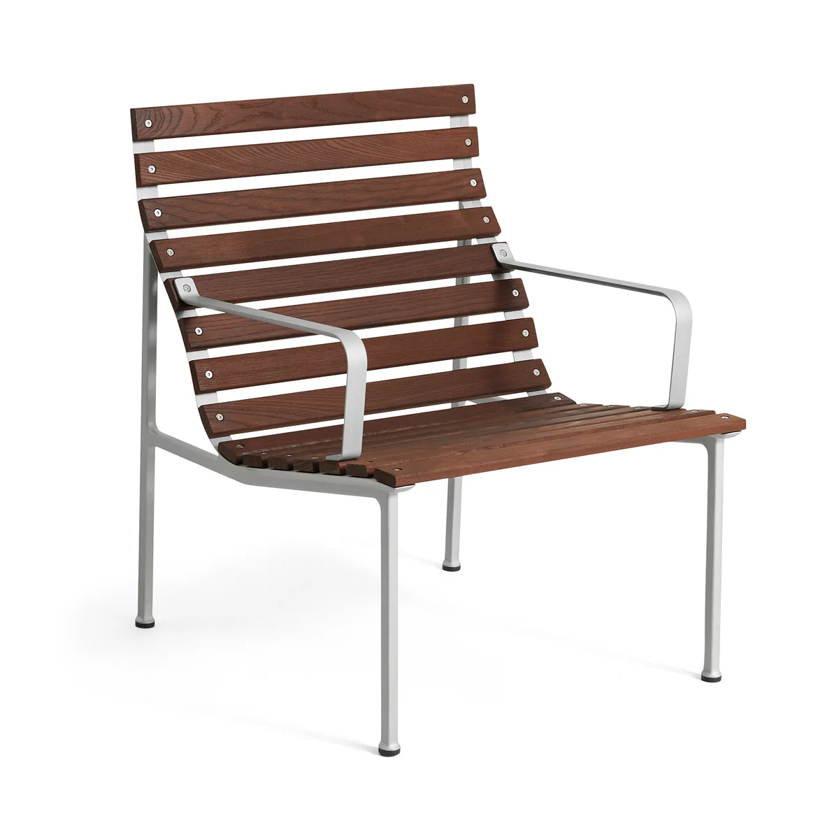 HAY - Traverse Outdoor Lounge Armlehnstuhl, Aluminium / Esche geölt