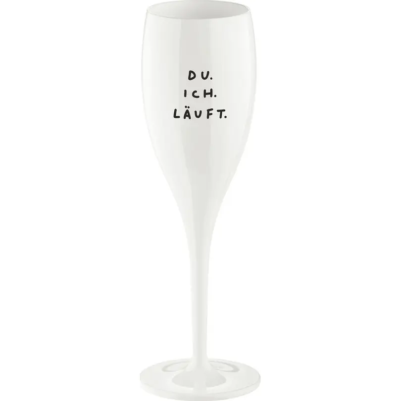 Sektglas Du ich