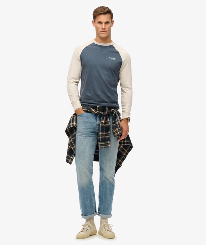 Essential Logo Baseball Long Sleeve Top