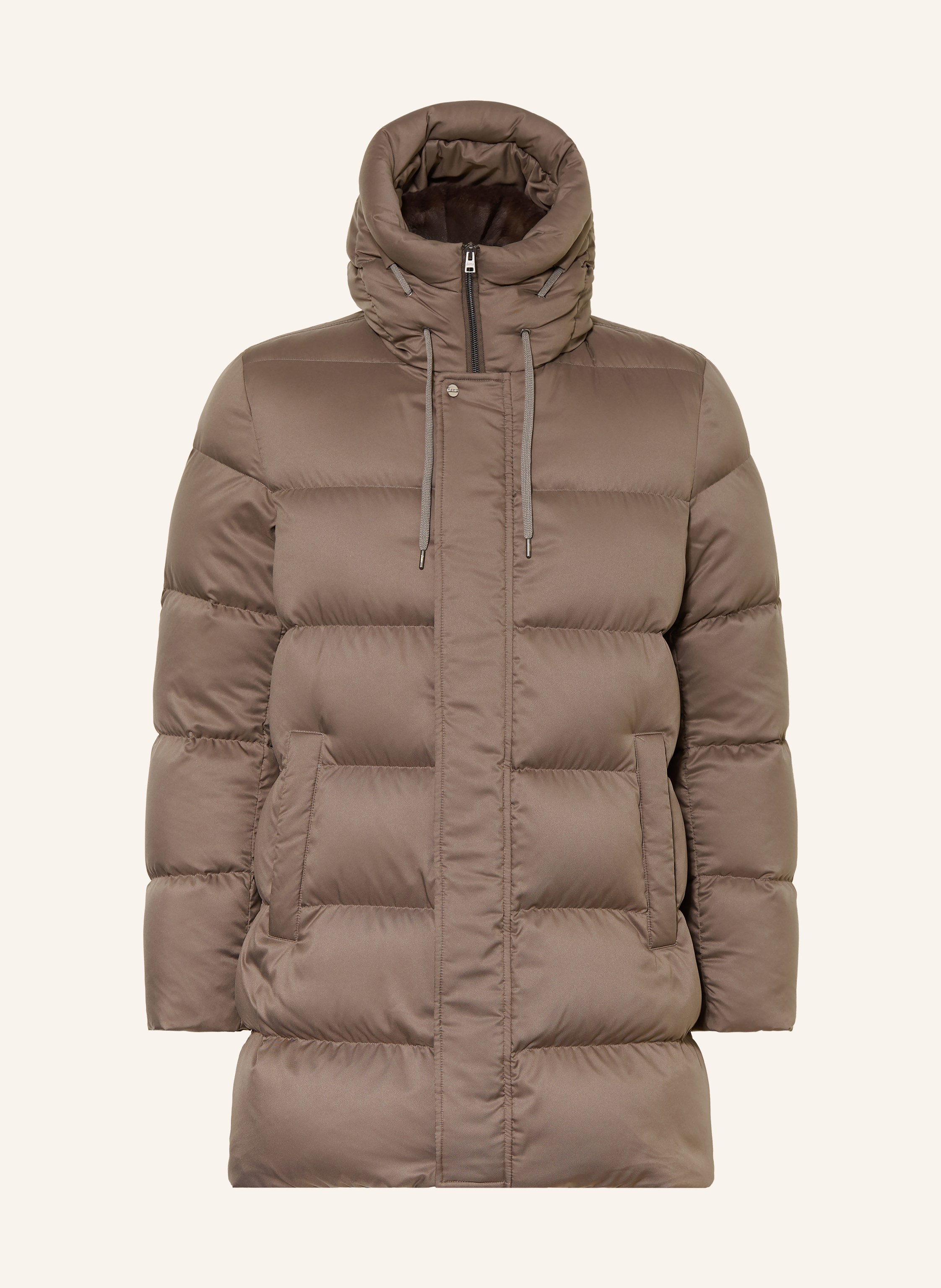 HERNO Daunenjacke mit abnehmbarem Kunstfell