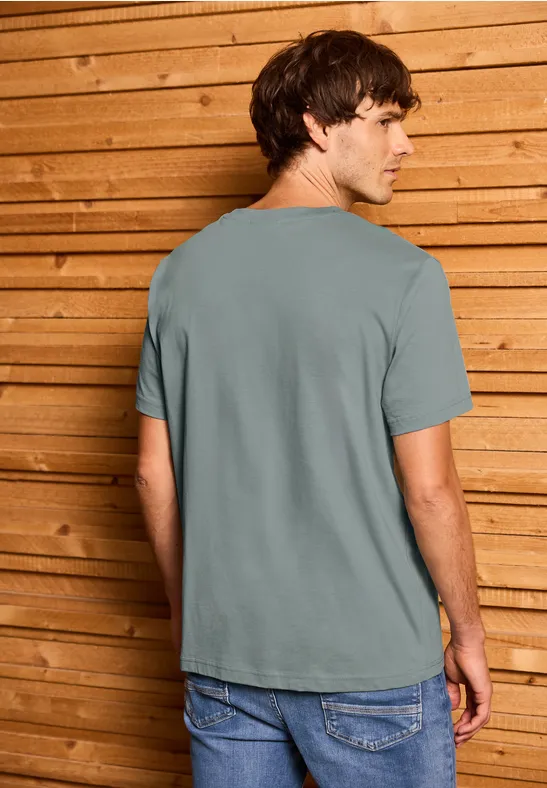 T-Shirt mit Streifen-Motiv