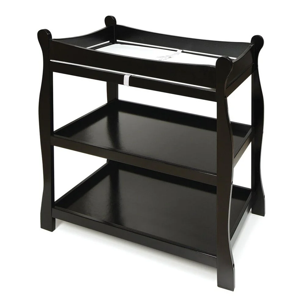 Badger Basket Sleigh Style Baby Changing Table