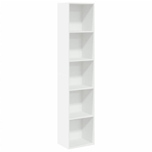 Bibliothèque blanc 40x30x189 cm bois d ingénierie