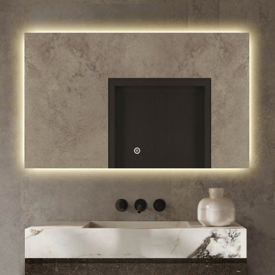 Vtw Living - Badkamerspiegel met Verlichting Spiegel - 120 x 80 cm