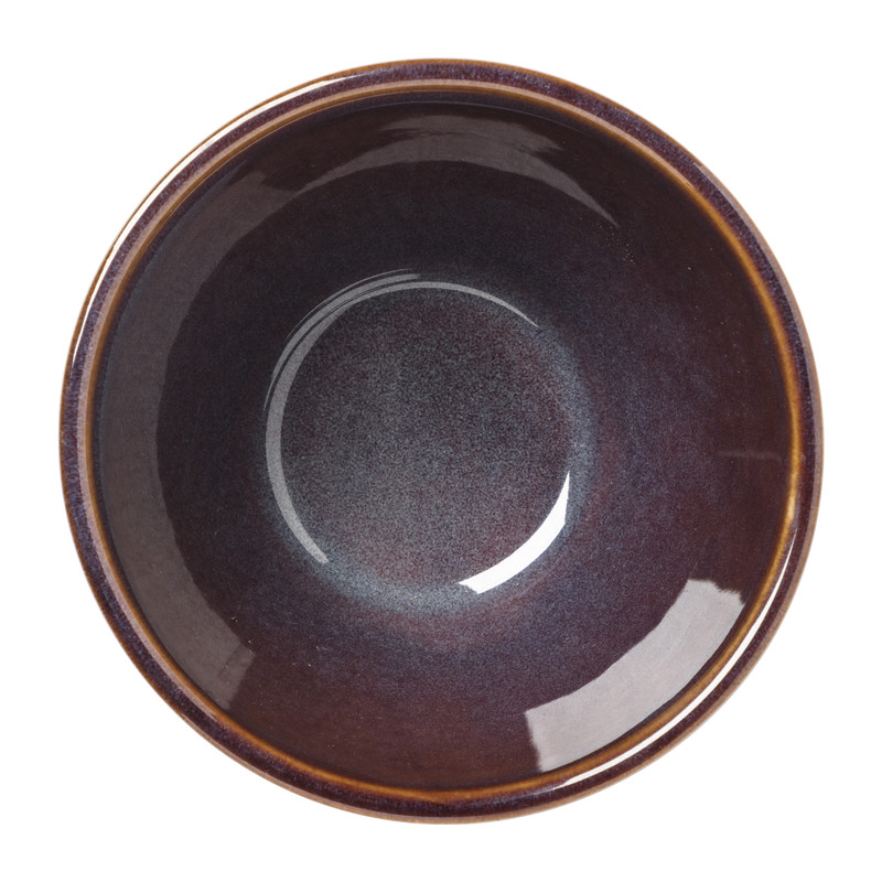 Schaal facet - bruin - &Oslash;9x5.7 cm