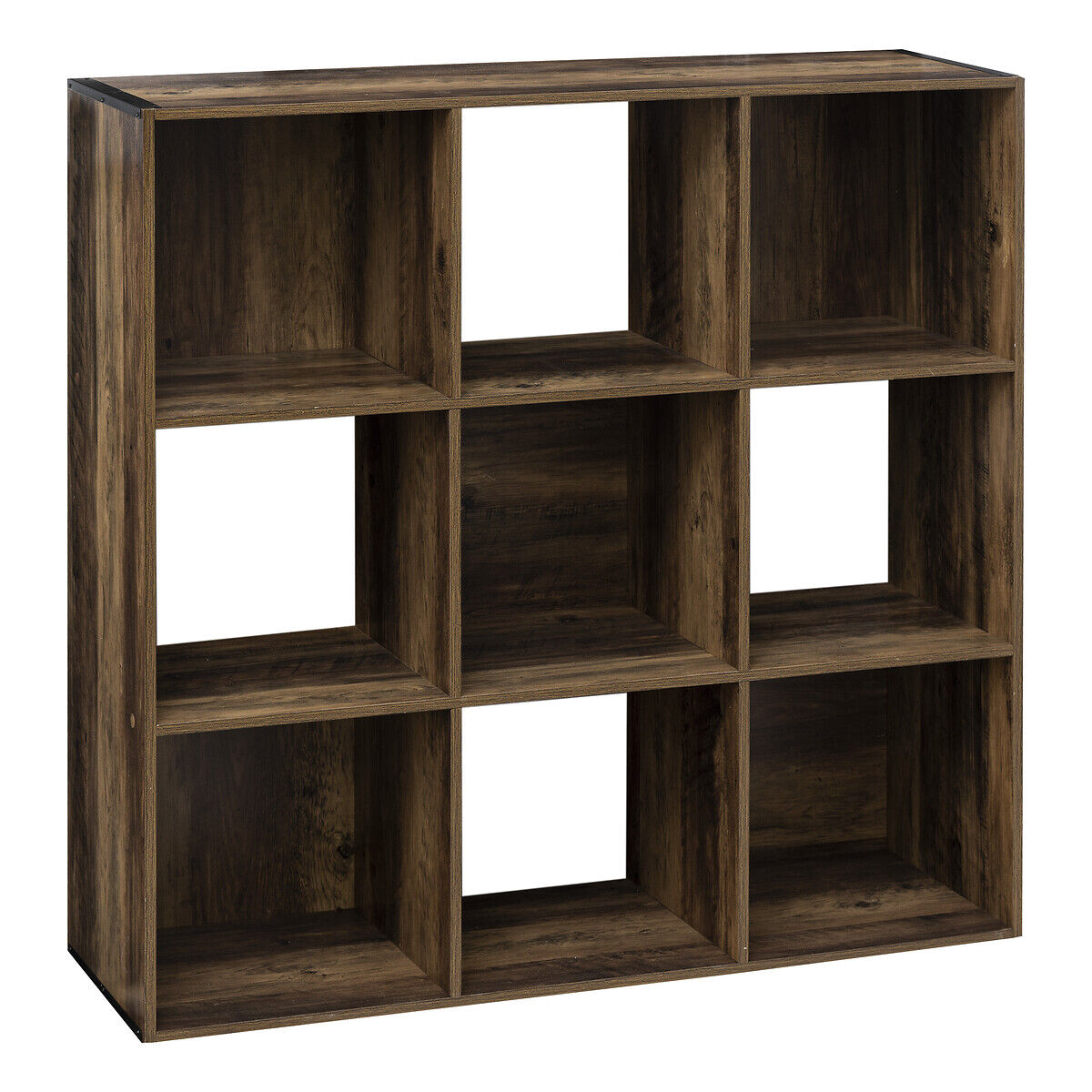 Estante indus castanho escuro para 9 cubos MIXMODUL