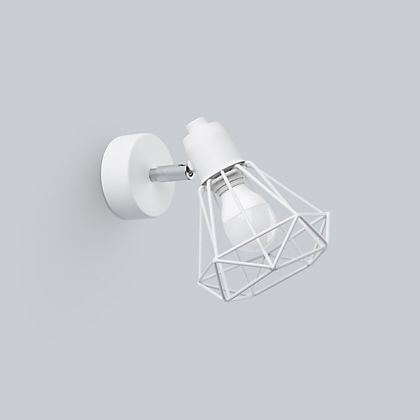 Applique en acier 1 lampes 18x15x18cm Sollux