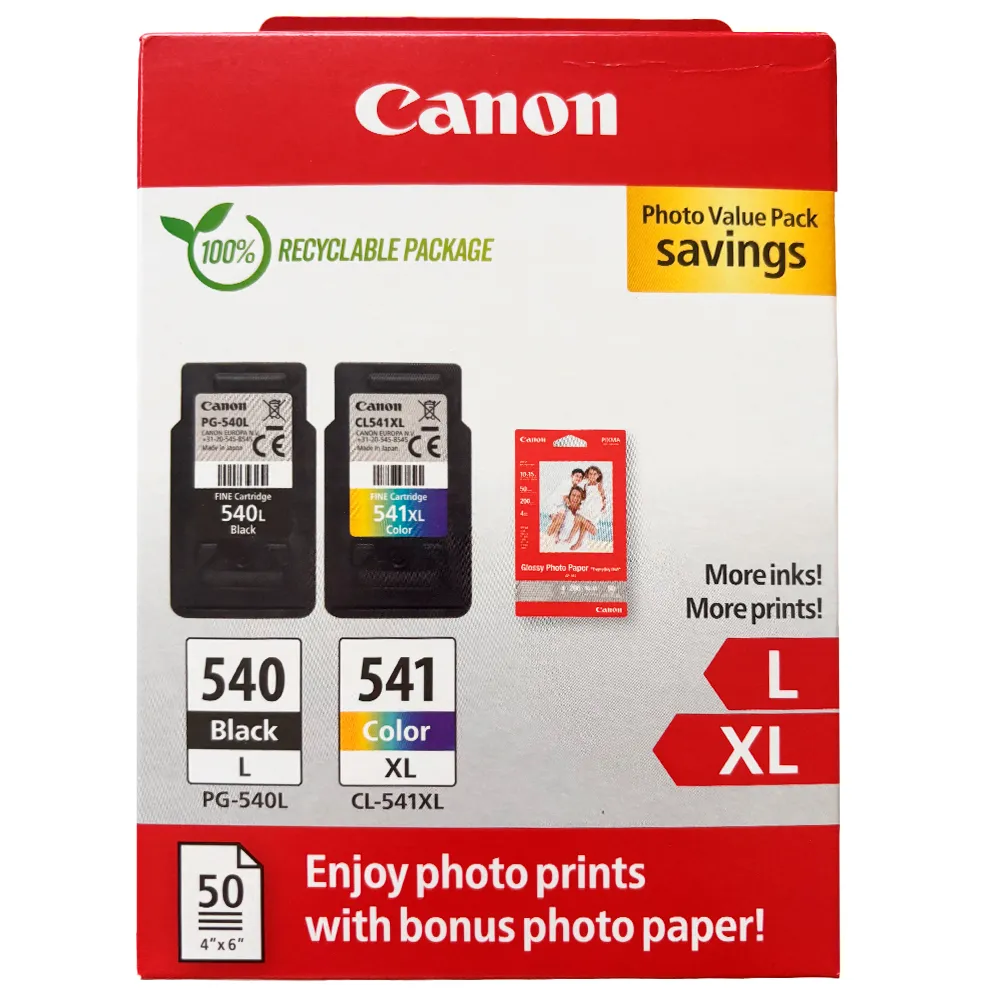 Canon PG-540L/CL541XL ink cartridge