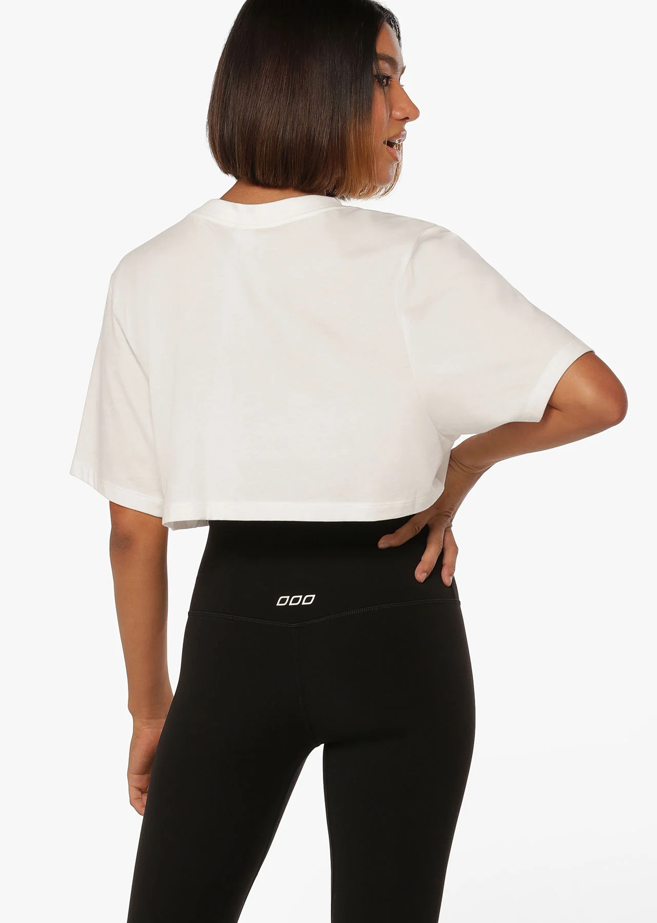 Rainbow Transdry Active Cropped Tee