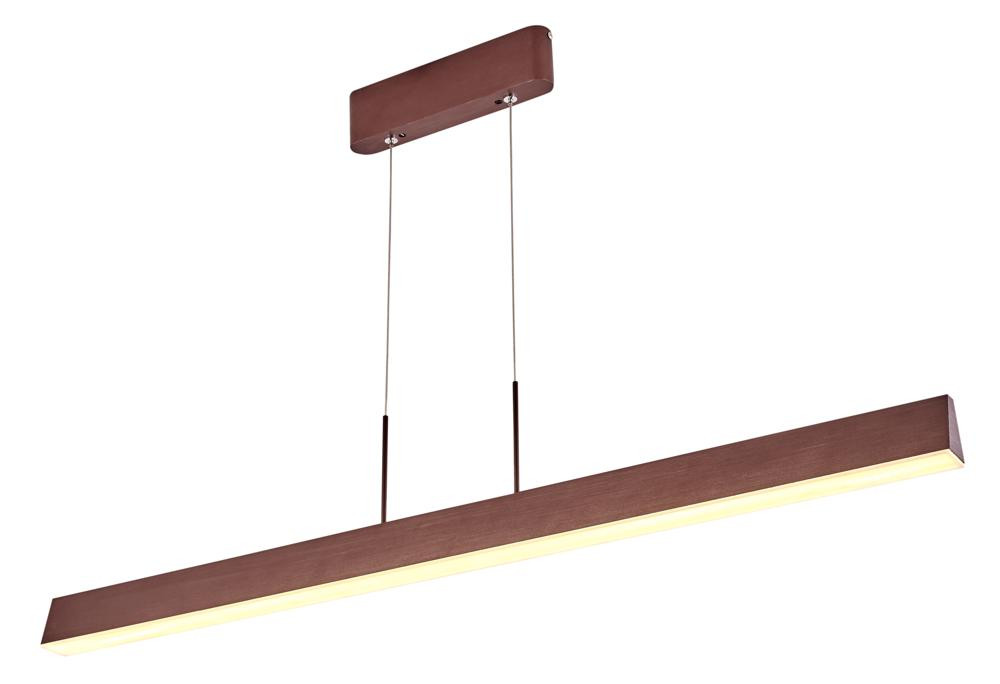 Lampa wisząca COCONUT brązowo-biała LED 1x28W 4000K 1600lm Candellux