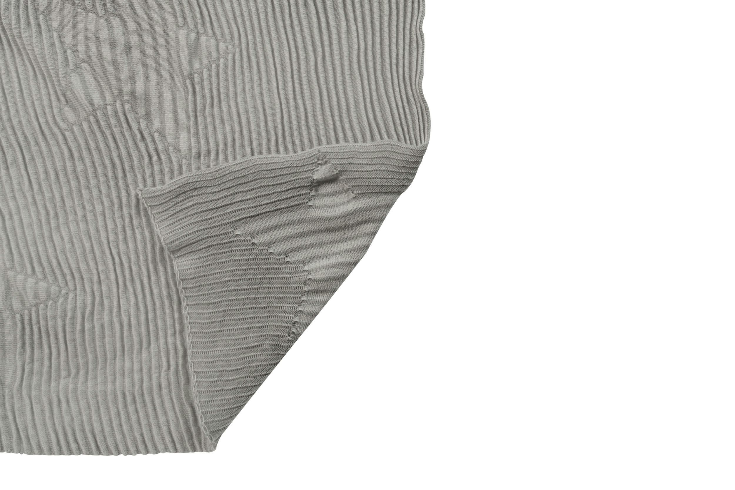 HIPPY STARS - Couverture en coton gris 90x120