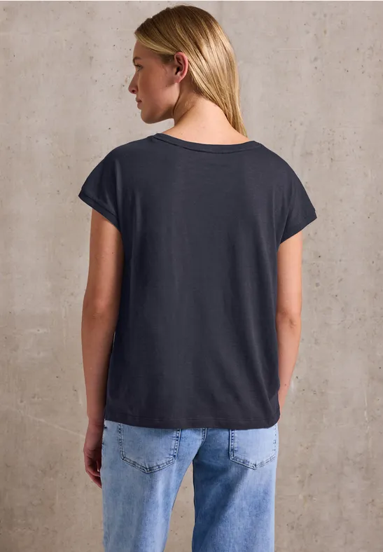 Shirt mit Schulterdetail