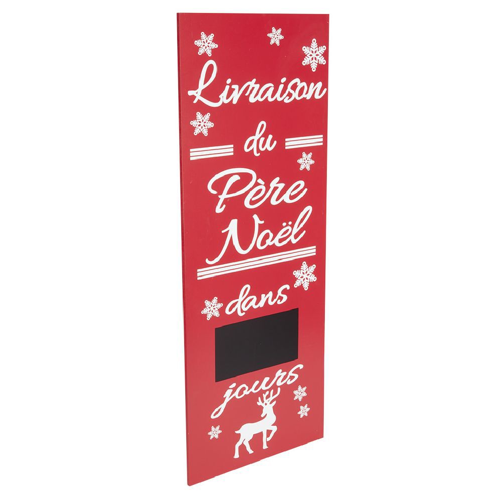 Panneau de livraison du Père-No&euml;l à poser H90cm