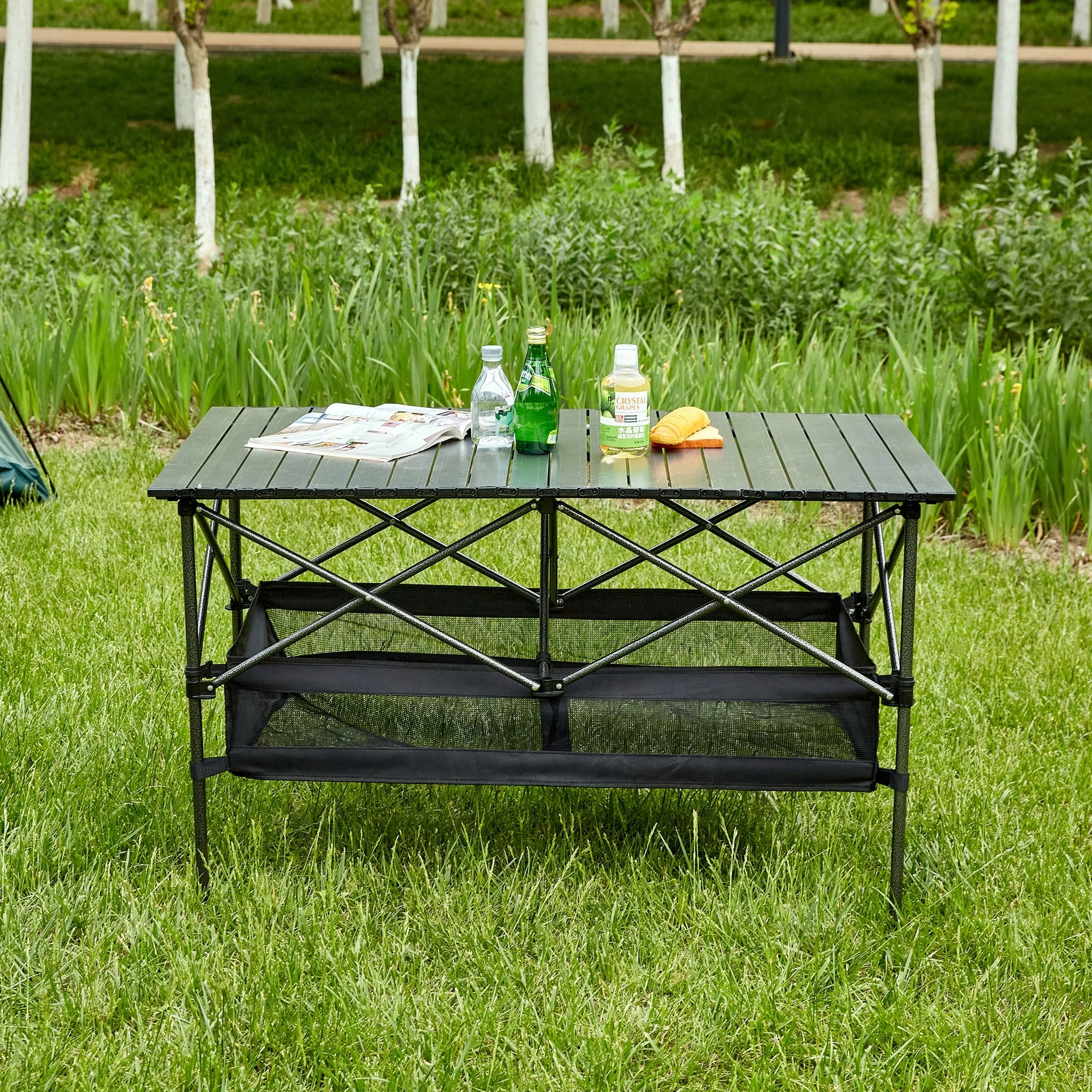 Folding Outdoor Table with Carrying Bag