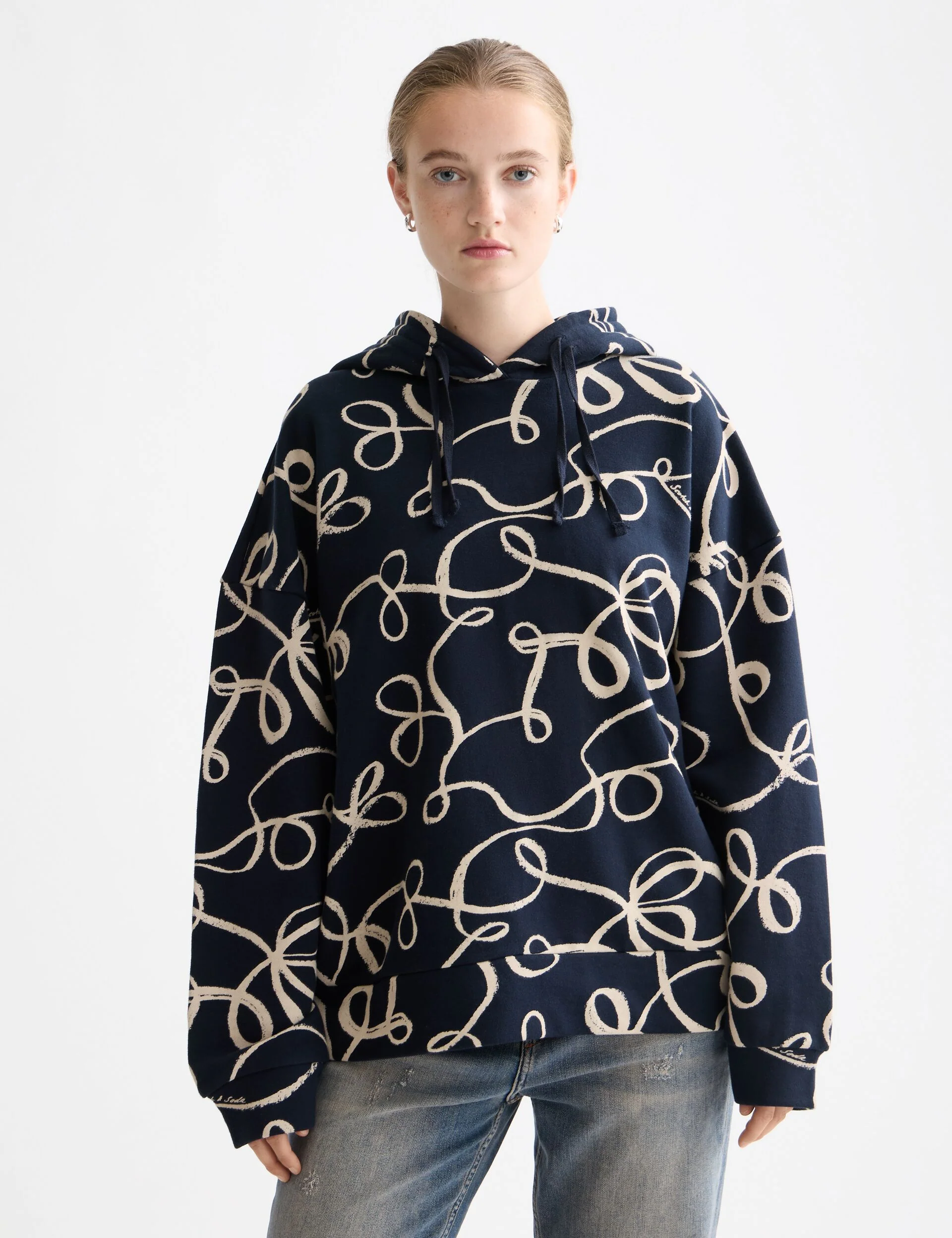 All over printed hoodie