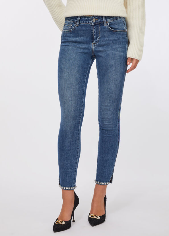 Jeans skinny bottom up